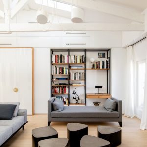 Poddasze w Paryżu 80m2 01